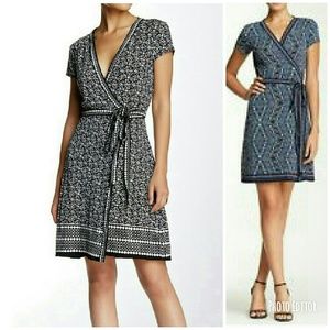 | Max Studio | Blue Wrap Dress